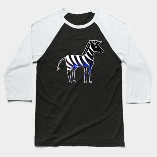 Space Zebra Baseball T-Shirt